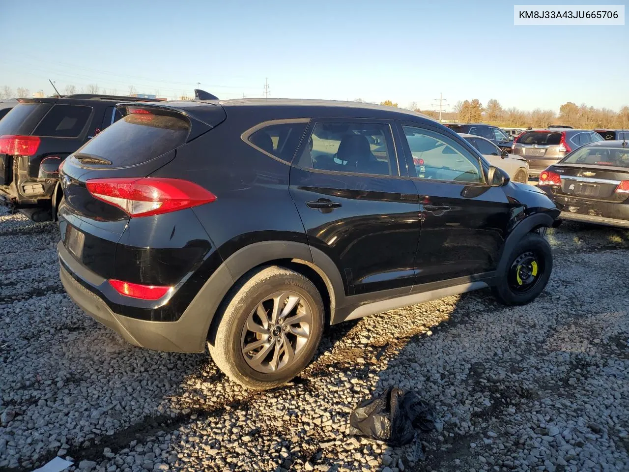 2018 Hyundai Tucson Sel VIN: KM8J33A43JU665706 Lot: 79082104