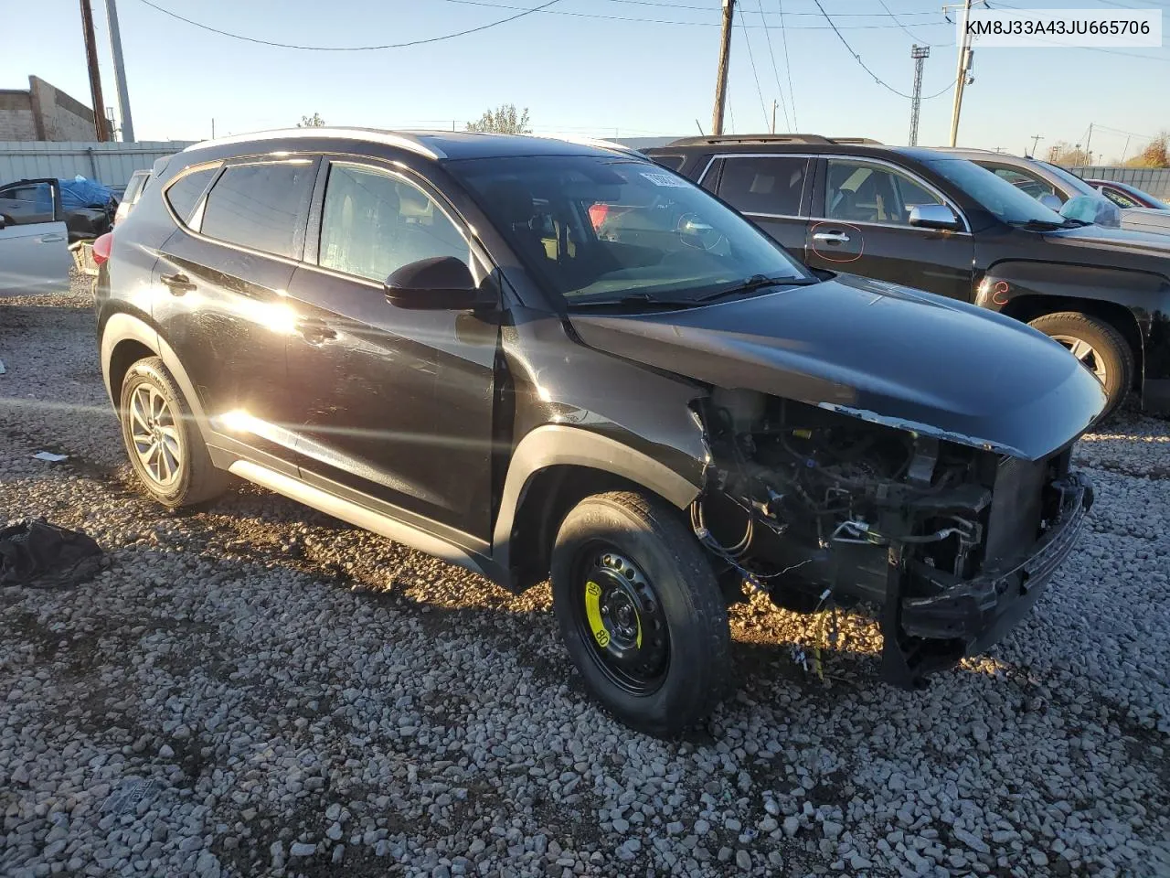 2018 Hyundai Tucson Sel VIN: KM8J33A43JU665706 Lot: 79082104