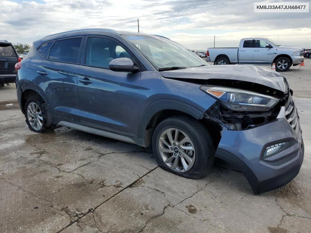 2018 Hyundai Tucson Sel VIN: KM8J33A47JU668477 Lot: 79309704