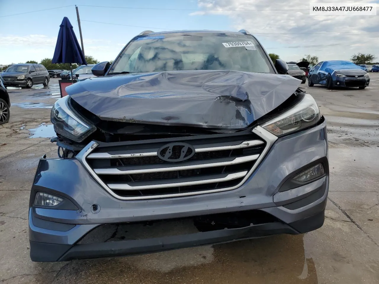 2018 Hyundai Tucson Sel VIN: KM8J33A47JU668477 Lot: 79309704