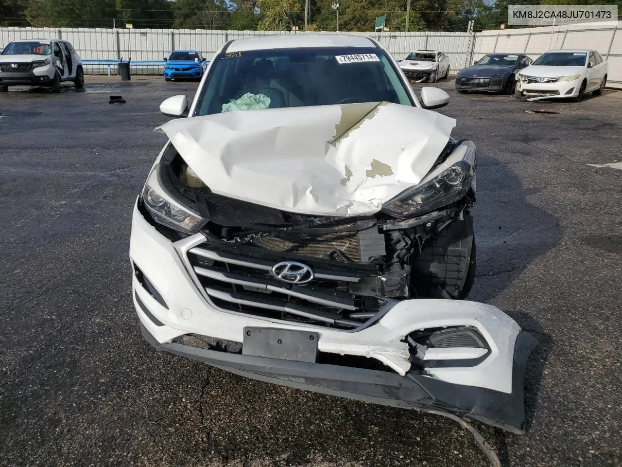 2018 Hyundai Tucson Se VIN: KM8J2CA48JU701473 Lot: 79445714