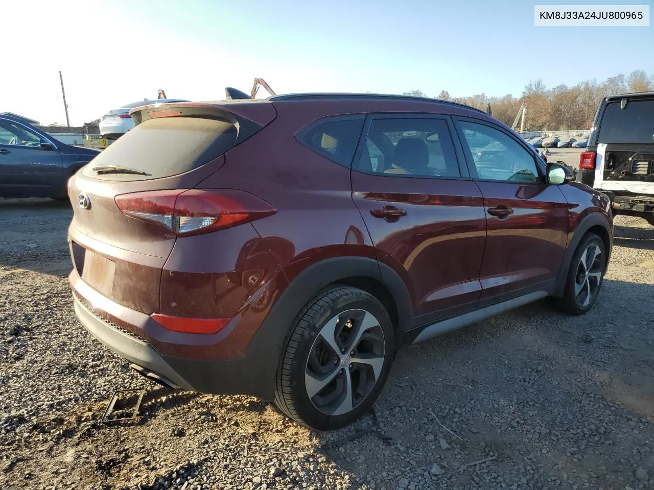 2018 Hyundai Tucson Value VIN: KM8J33A24JU800965 Lot: 79580784