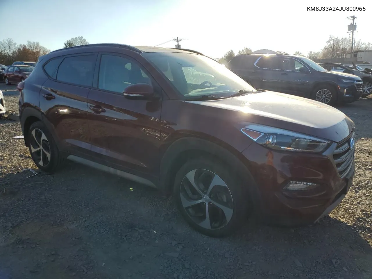 2018 Hyundai Tucson Value VIN: KM8J33A24JU800965 Lot: 79580784