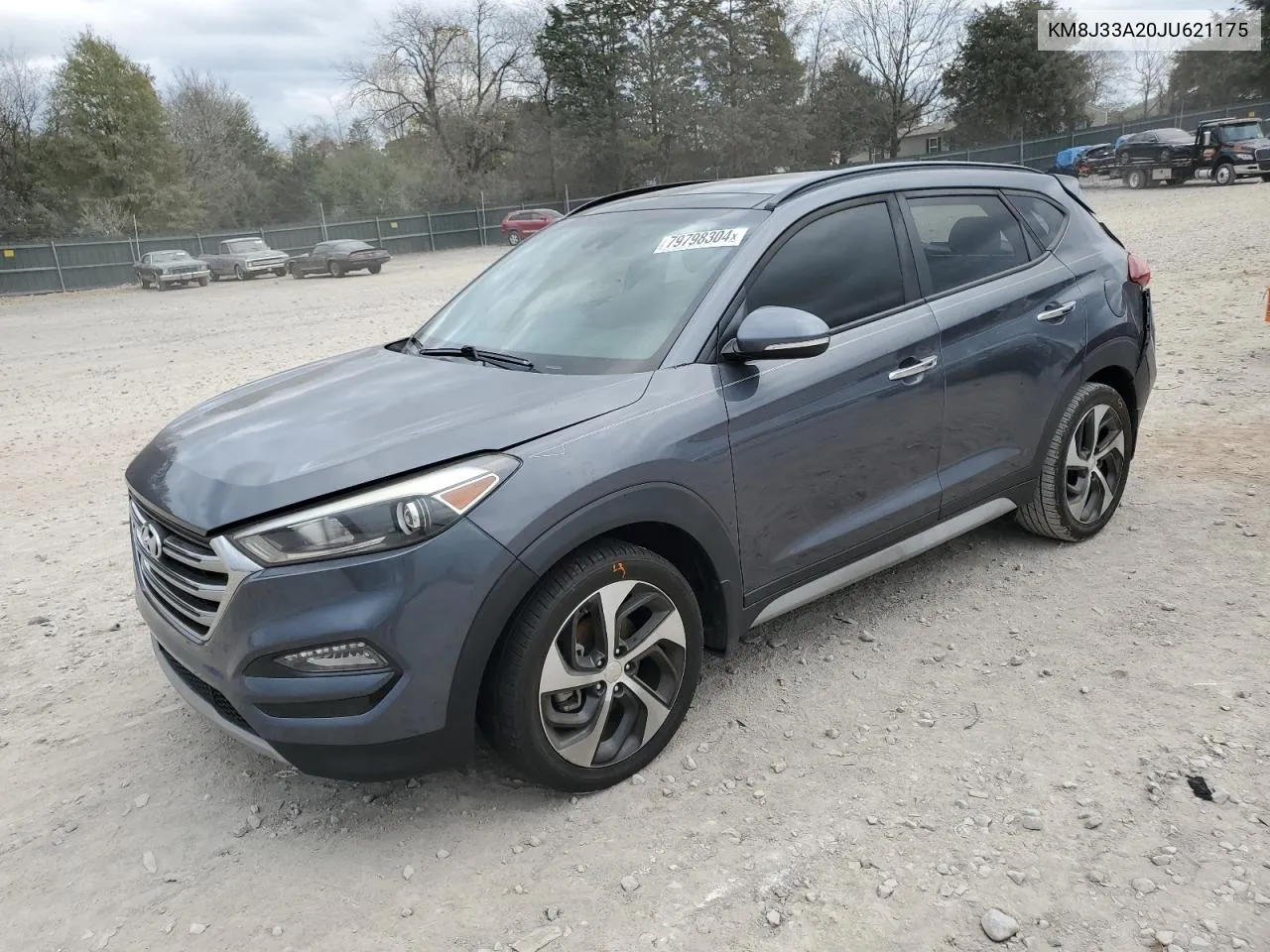 2018 Hyundai Tucson Value VIN: KM8J33A20JU621175 Lot: 79798304