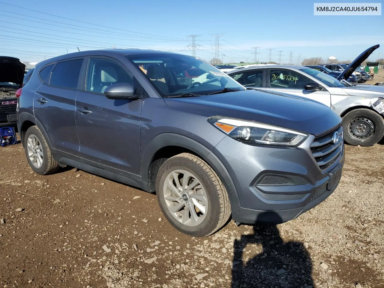 2018 Hyundai Tucson Se VIN: KM8J2CA40JU654794 Lot: 79891024