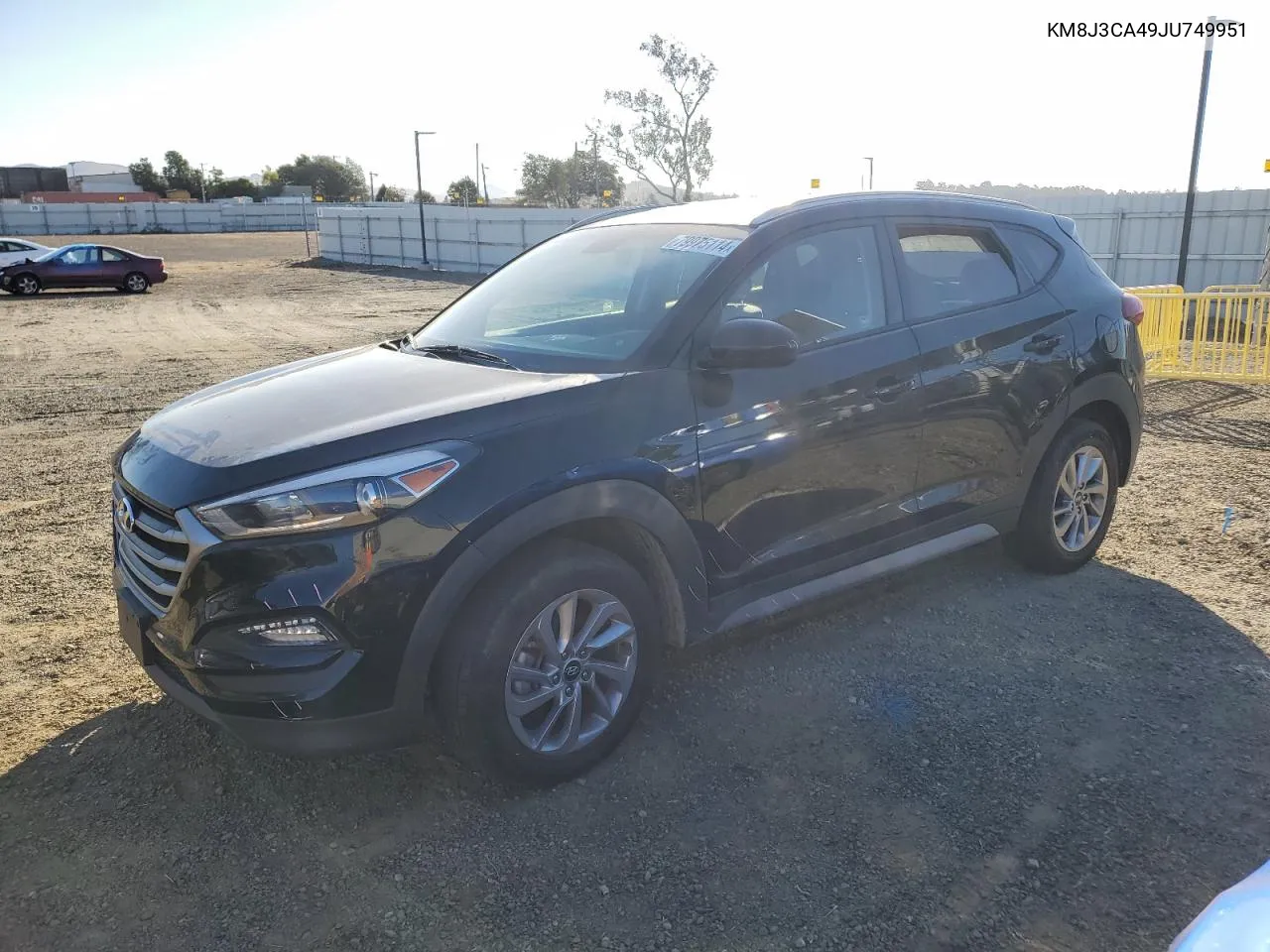 2018 Hyundai Tucson Sel VIN: KM8J3CA49JU749951 Lot: 79975114