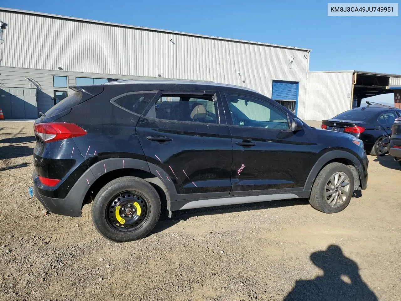 2018 Hyundai Tucson Sel VIN: KM8J3CA49JU749951 Lot: 79975114