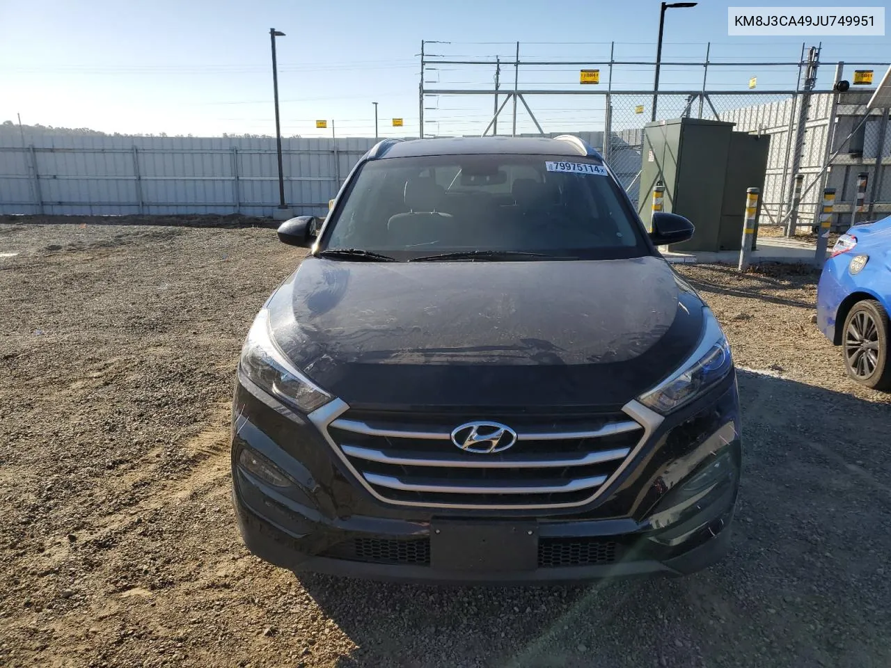 2018 Hyundai Tucson Sel VIN: KM8J3CA49JU749951 Lot: 79975114