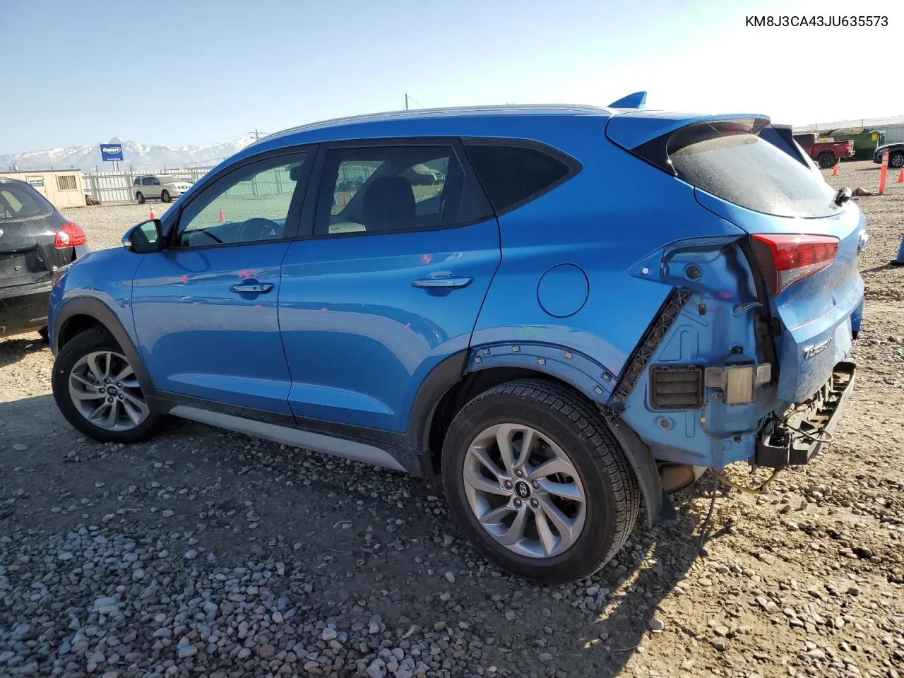 2018 Hyundai Tucson Sel VIN: KM8J3CA43JU635573 Lot: 80019564