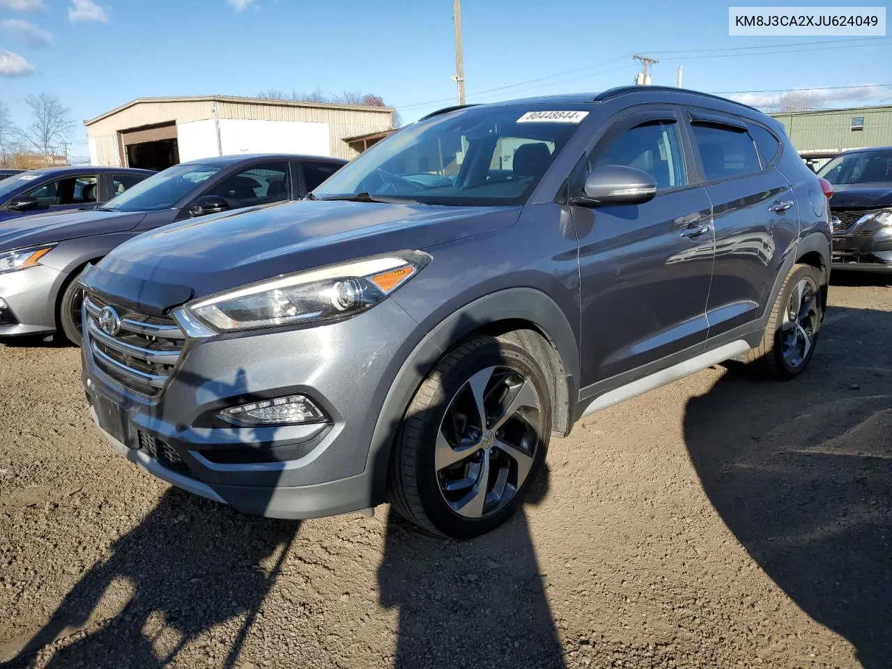 2018 Hyundai Tucson Value VIN: KM8J3CA2XJU624049 Lot: 80448844