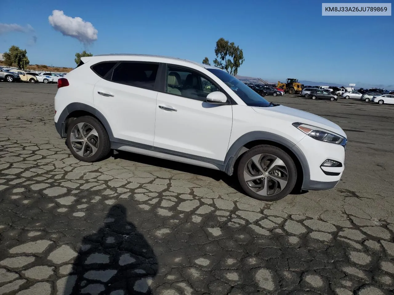 2018 Hyundai Tucson Limited VIN: KM8J33A26JU789869 Lot: 80507384