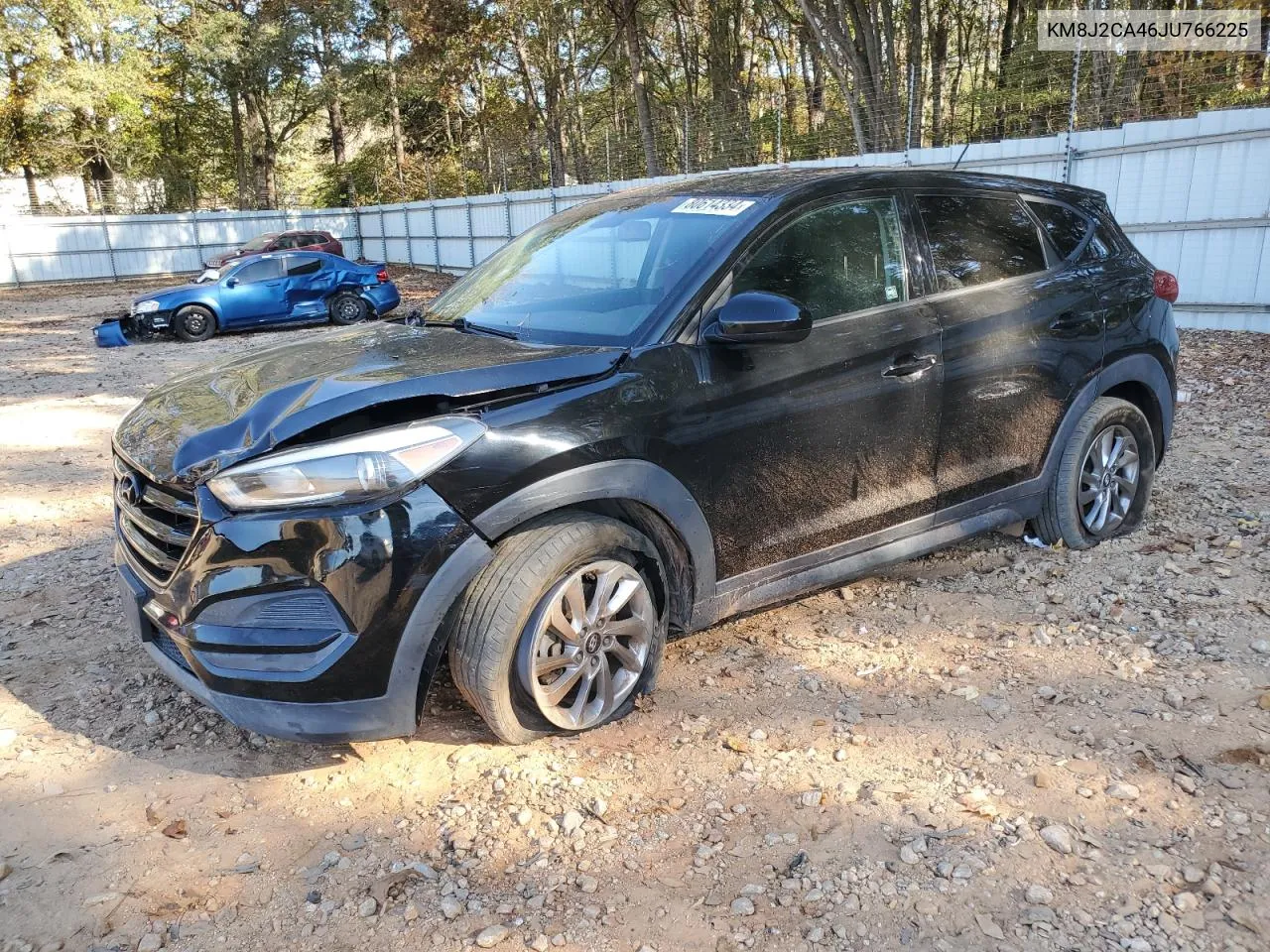 2018 Hyundai Tucson Se VIN: KM8J2CA46JU766225 Lot: 80614334