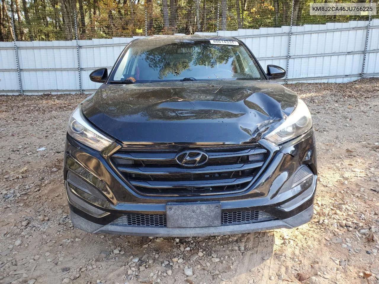 2018 Hyundai Tucson Se VIN: KM8J2CA46JU766225 Lot: 80614334