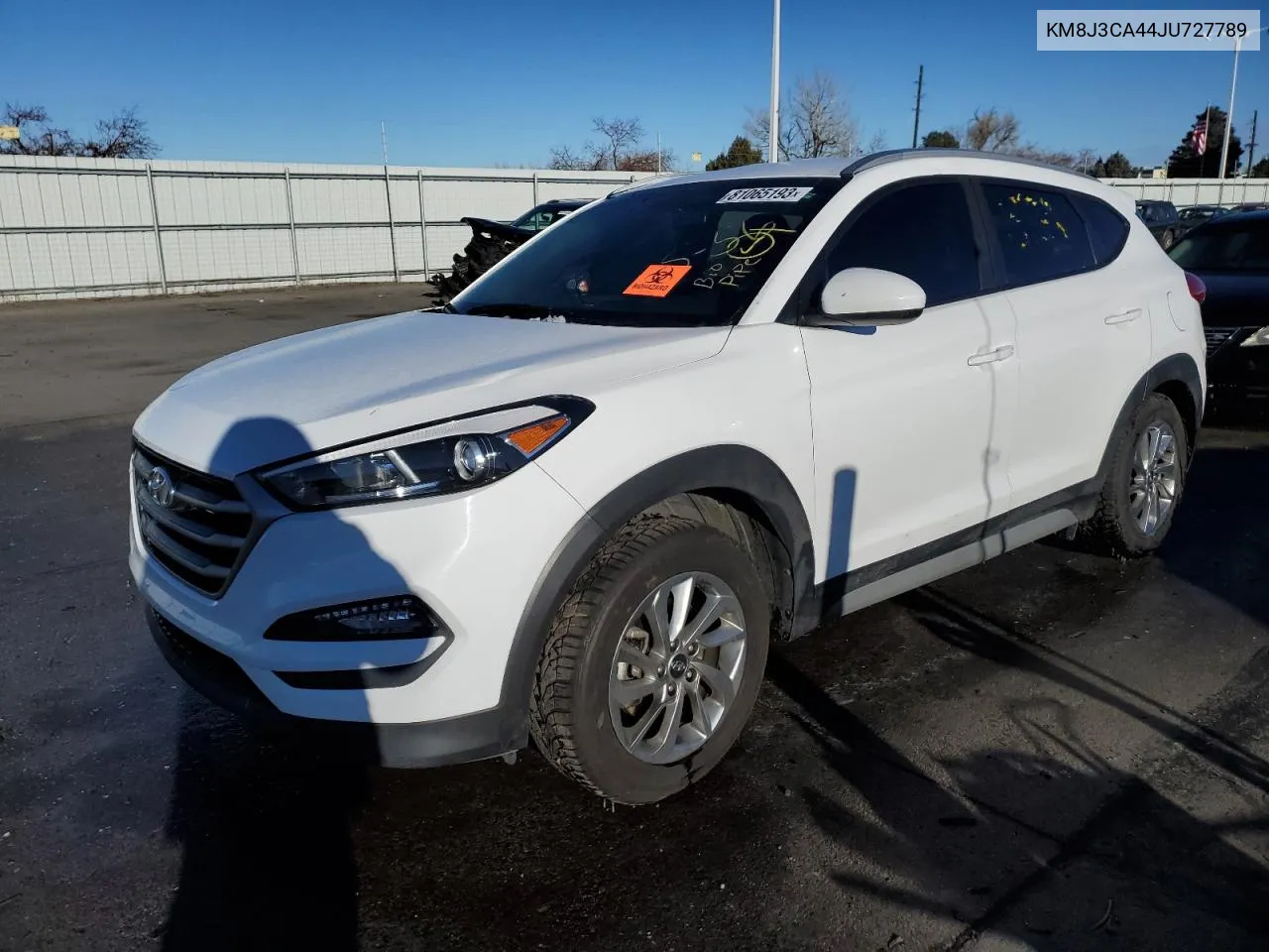 2018 Hyundai Tucson Sel VIN: KM8J3CA44JU727789 Lot: 81065193