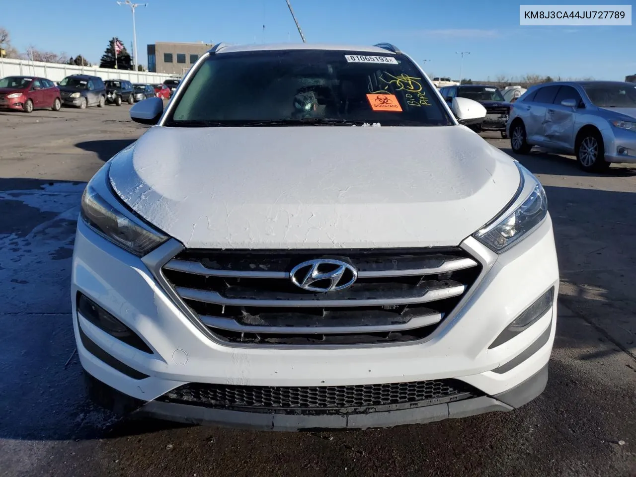 2018 Hyundai Tucson Sel VIN: KM8J3CA44JU727789 Lot: 81065193