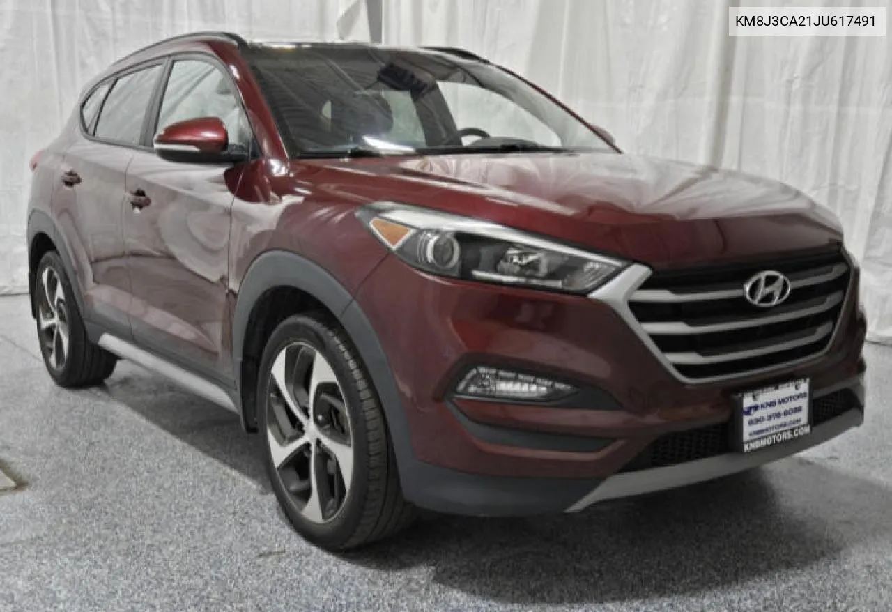 2018 Hyundai Tucson Value VIN: KM8J3CA21JU617491 Lot: 81456544