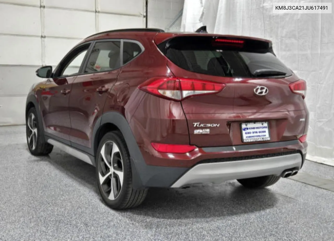 2018 Hyundai Tucson Value VIN: KM8J3CA21JU617491 Lot: 81456544