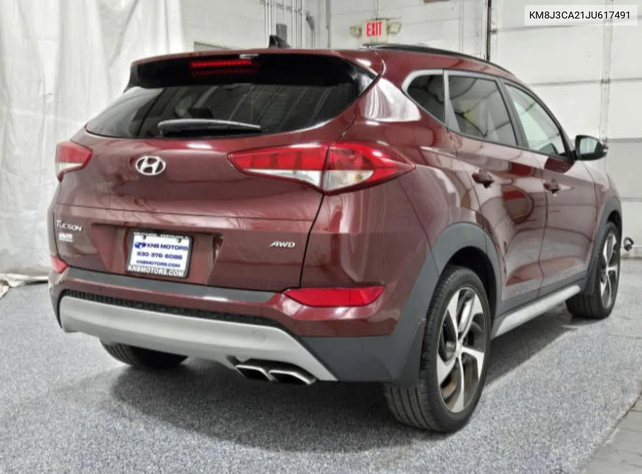 2018 Hyundai Tucson Value VIN: KM8J3CA21JU617491 Lot: 81456544