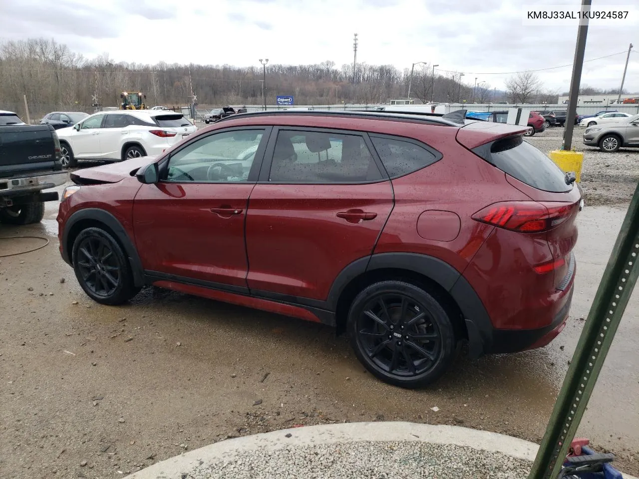 2019 Hyundai Tucson Limited VIN: KM8J33AL1KU924587 Lot: 44765514