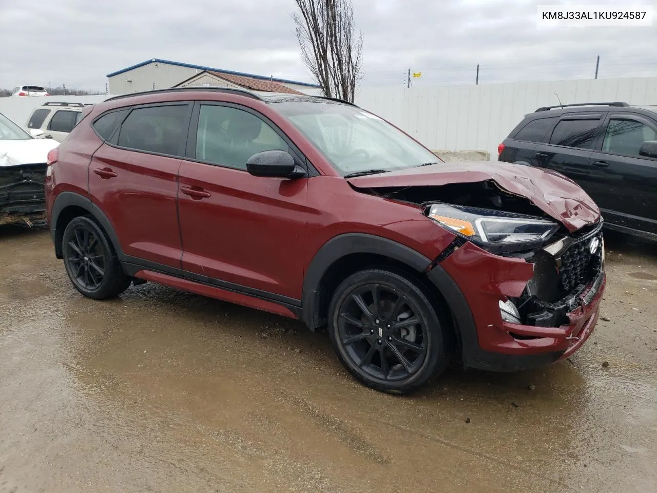 2019 Hyundai Tucson Limited VIN: KM8J33AL1KU924587 Lot: 44765514