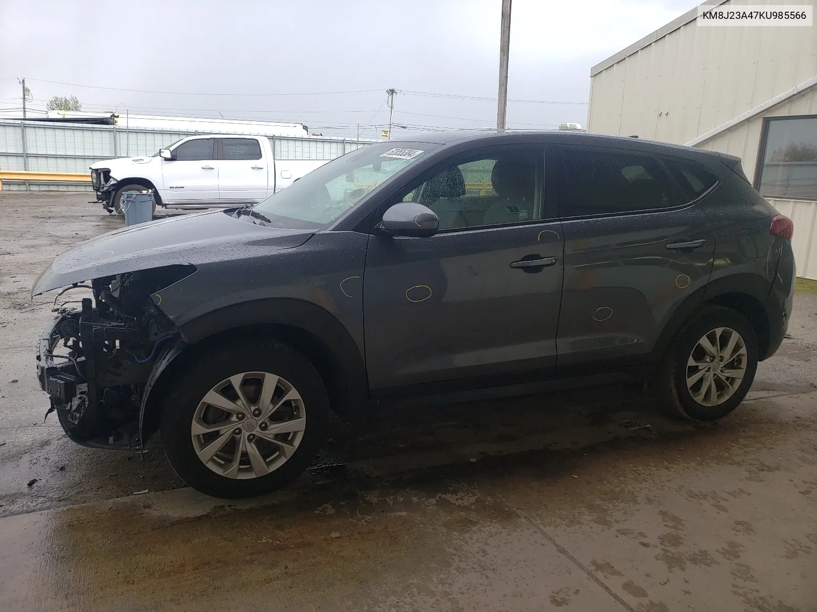 2019 Hyundai Tucson Se VIN: KM8J23A47KU985566 Lot: 52855384