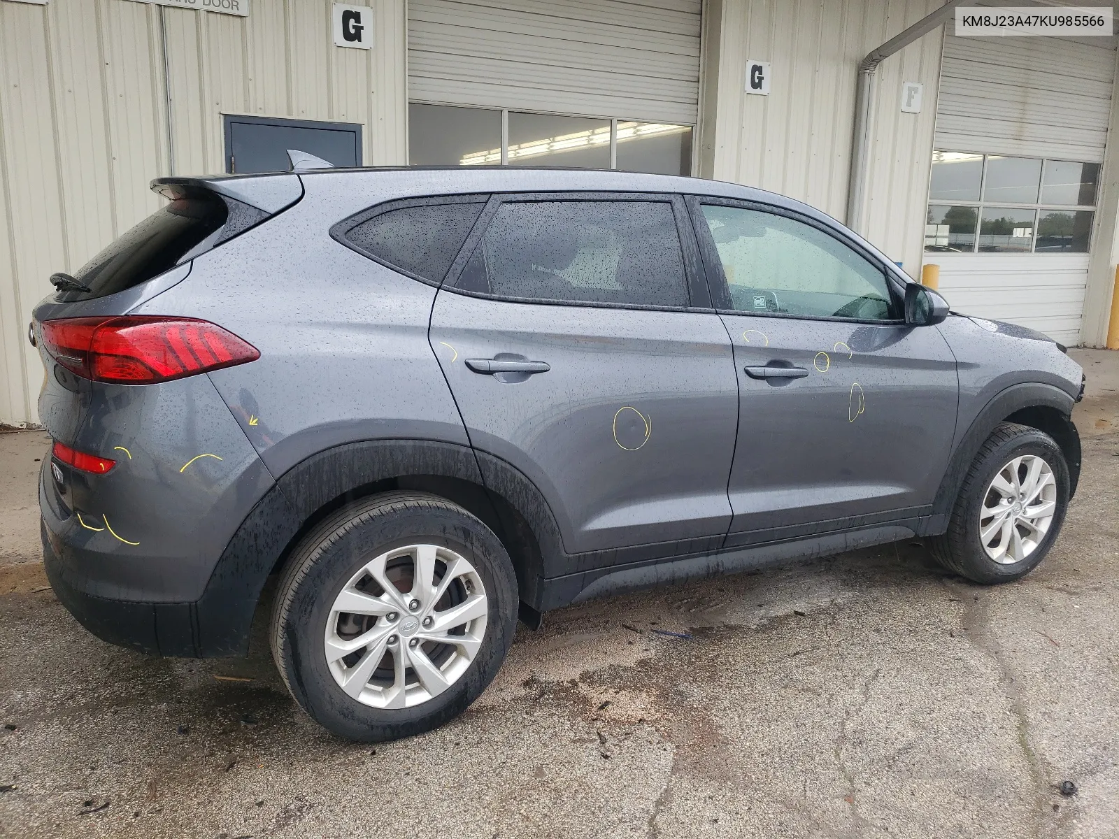 2019 Hyundai Tucson Se VIN: KM8J23A47KU985566 Lot: 52855384