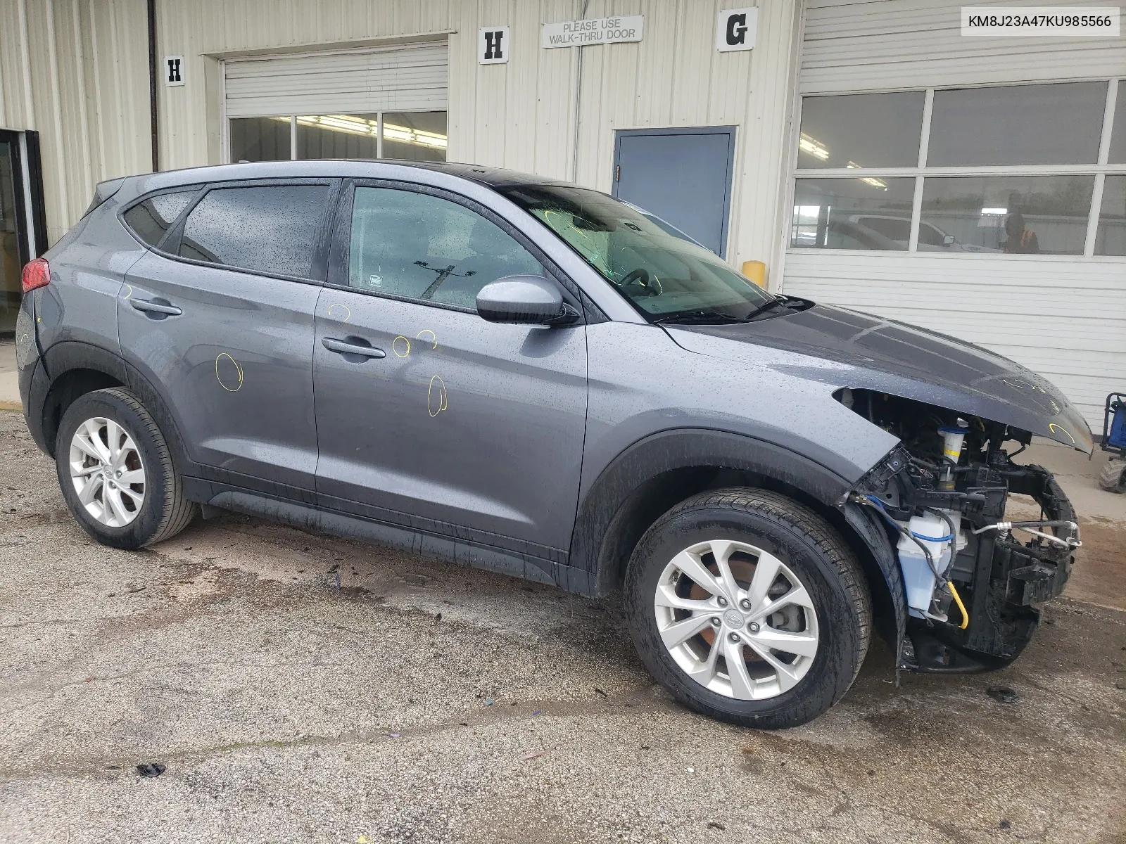 2019 Hyundai Tucson Se VIN: KM8J23A47KU985566 Lot: 52855384