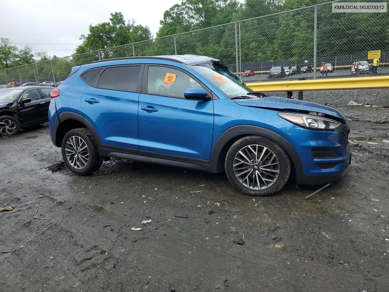 2019 Hyundai Tucson Limited VIN: KM8J3CAL1KU073312 Lot: 53083444