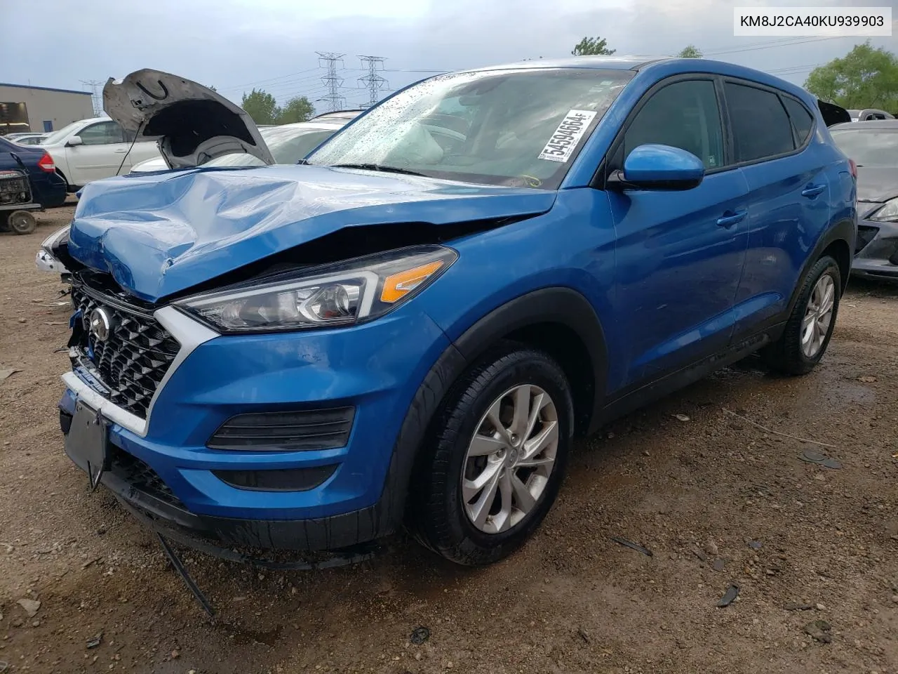 2019 Hyundai Tucson Se VIN: KM8J2CA40KU939903 Lot: 54594664