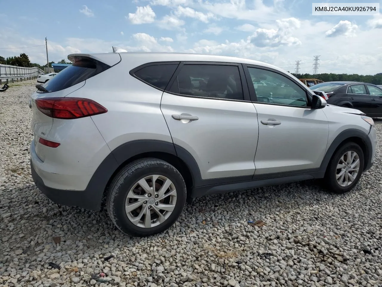 2019 Hyundai Tucson Se VIN: KM8J2CA40KU926794 Lot: 55964044