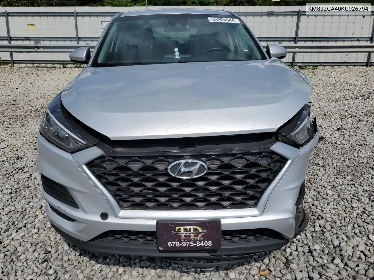 2019 Hyundai Tucson Se VIN: KM8J2CA40KU926794 Lot: 55964044