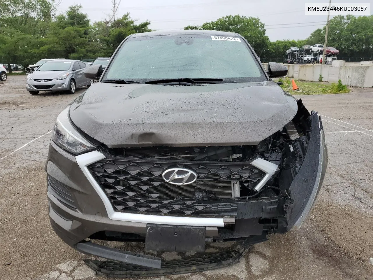 2019 Hyundai Tucson Se VIN: KM8J23A46KU003087 Lot: 57490424