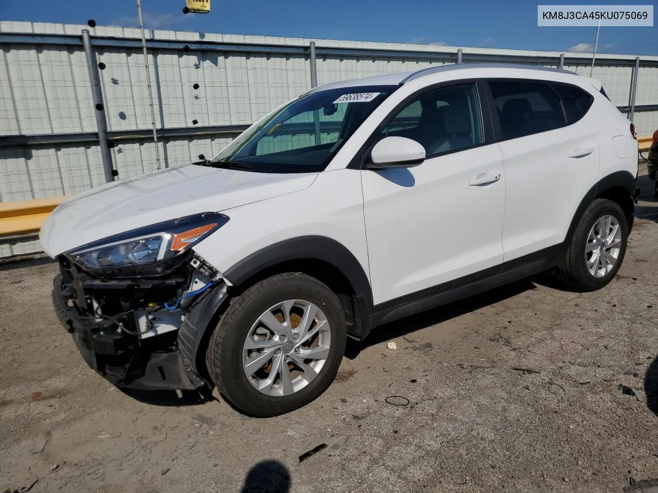 2019 Hyundai Tucson Limited VIN: KM8J3CA45KU075069 Lot: 59638574