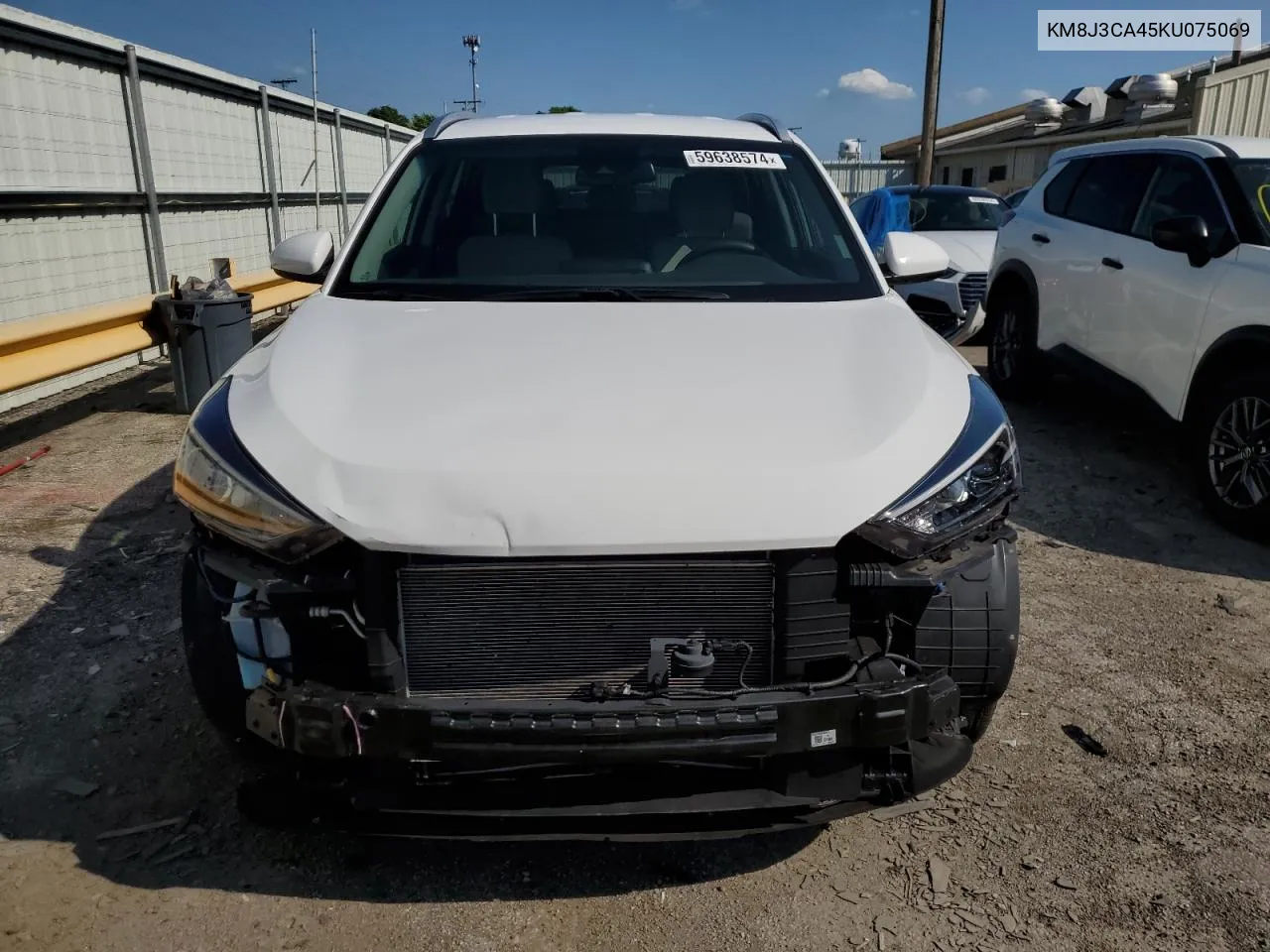 2019 Hyundai Tucson Limited VIN: KM8J3CA45KU075069 Lot: 59638574