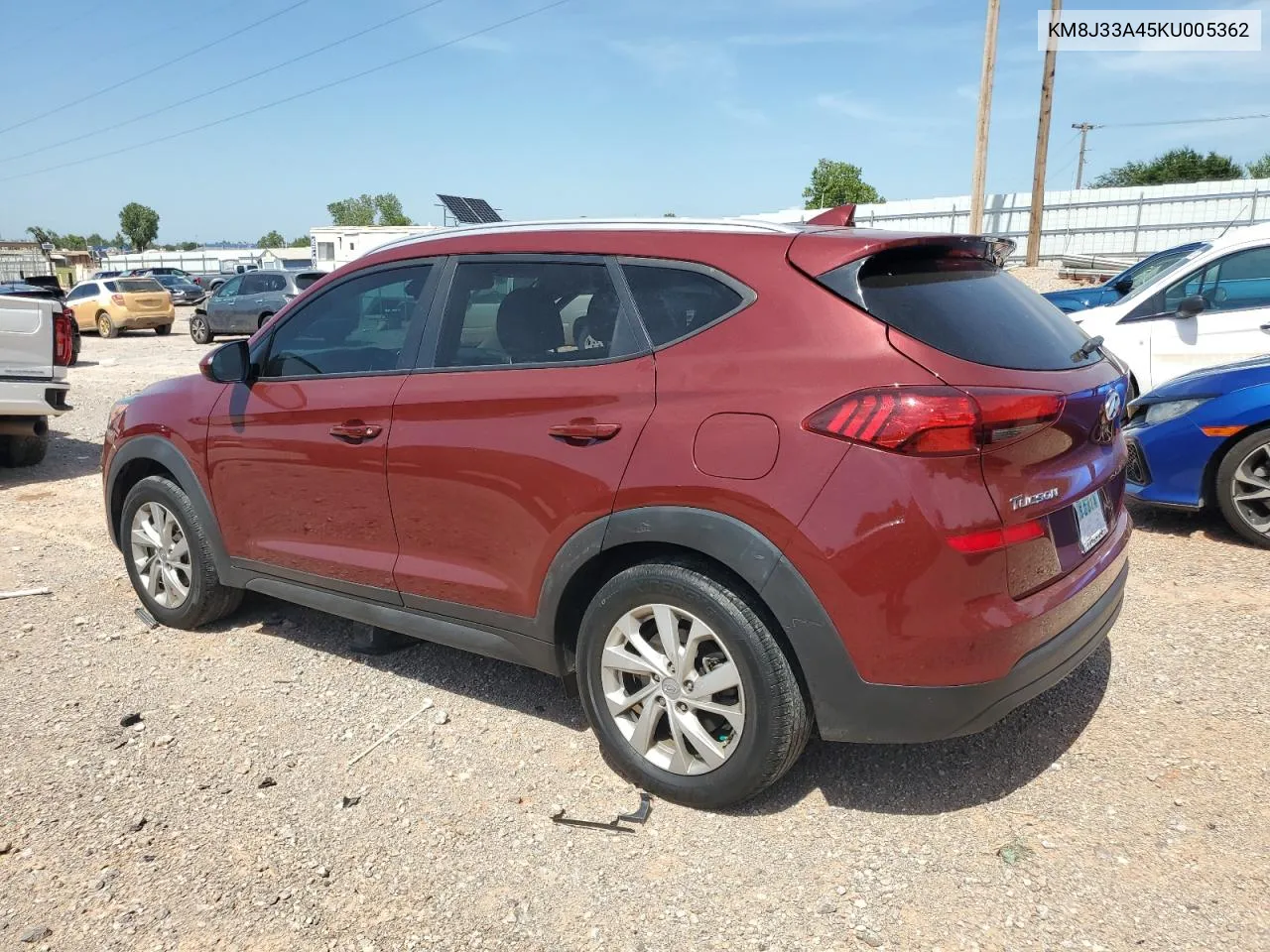 2019 Hyundai Tucson Limited VIN: KM8J33A45KU005362 Lot: 61051514