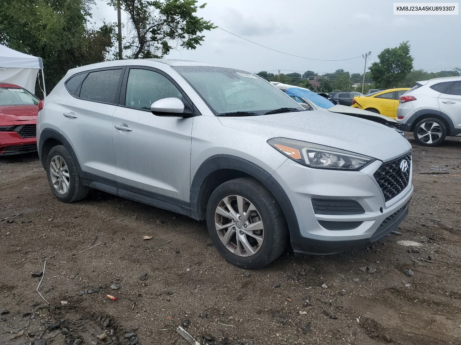 2019 Hyundai Tucson Se VIN: KM8J23A45KU893307 Lot: 62229404