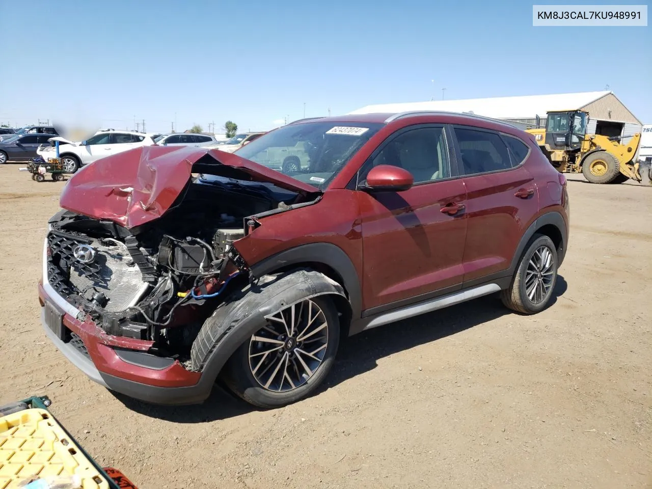 2019 Hyundai Tucson Limited VIN: KM8J3CAL7KU948991 Lot: 62437074