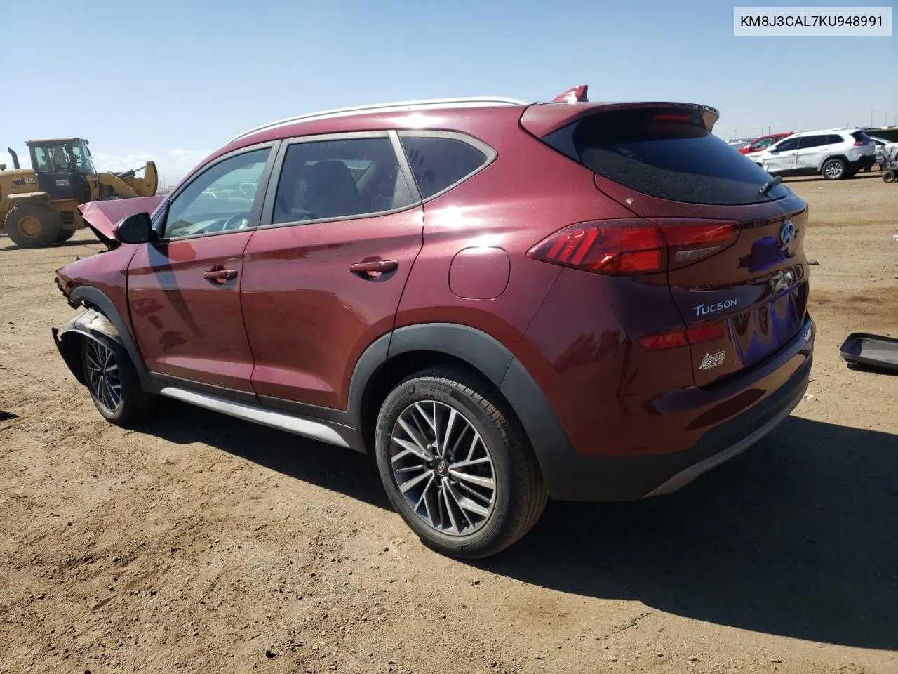 2019 Hyundai Tucson Limited VIN: KM8J3CAL7KU948991 Lot: 62437074