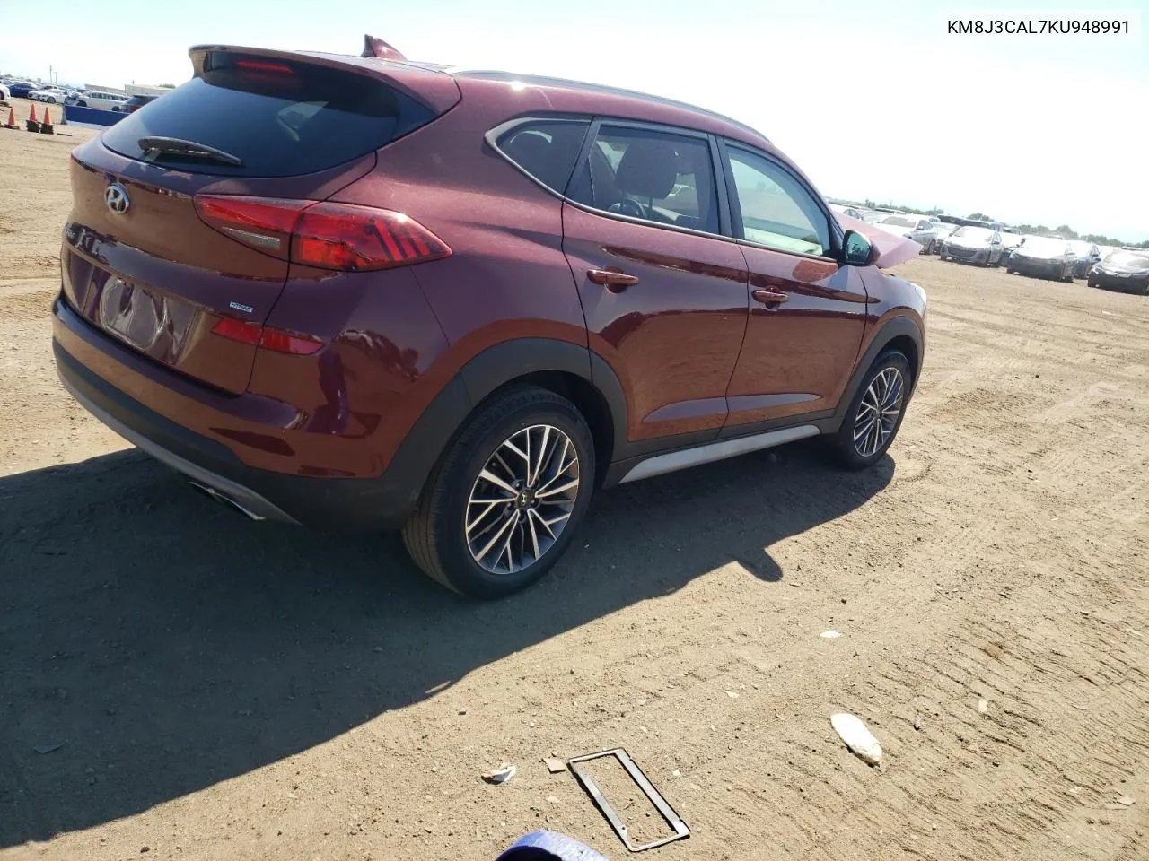 2019 Hyundai Tucson Limited VIN: KM8J3CAL7KU948991 Lot: 62437074