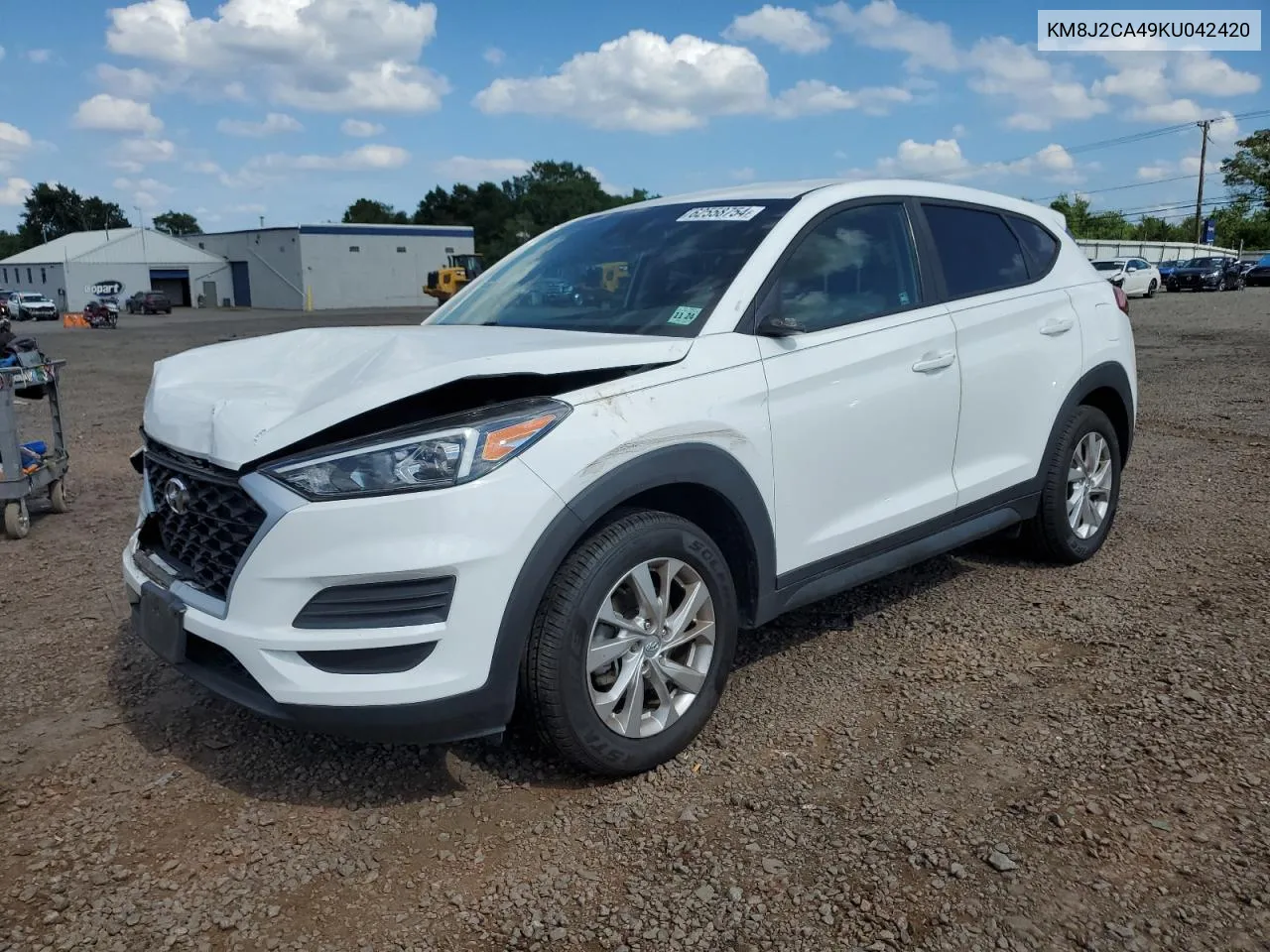 2019 Hyundai Tucson Se VIN: KM8J2CA49KU042420 Lot: 62558754