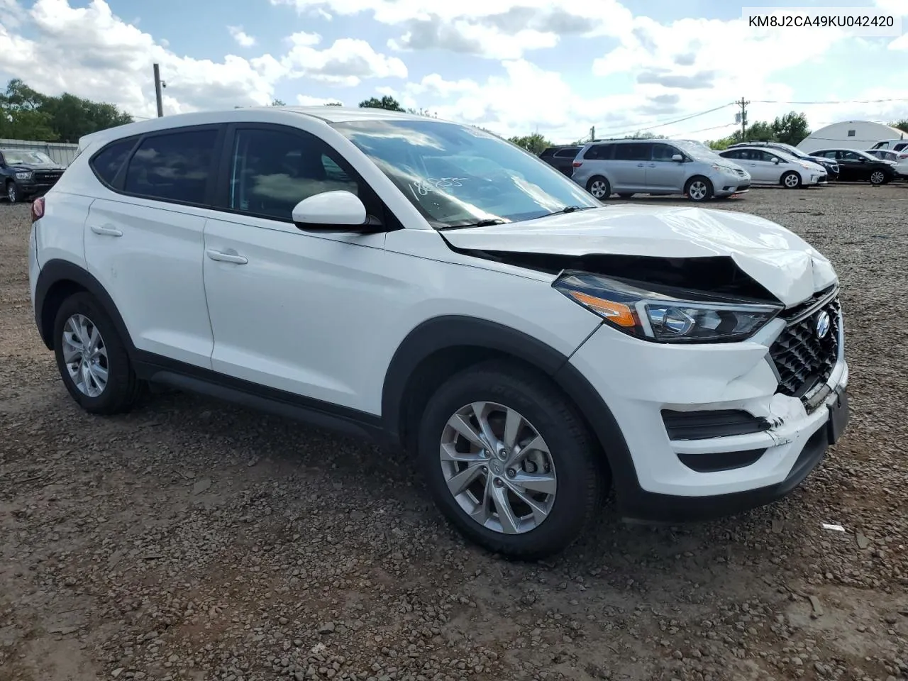 2019 Hyundai Tucson Se VIN: KM8J2CA49KU042420 Lot: 62558754