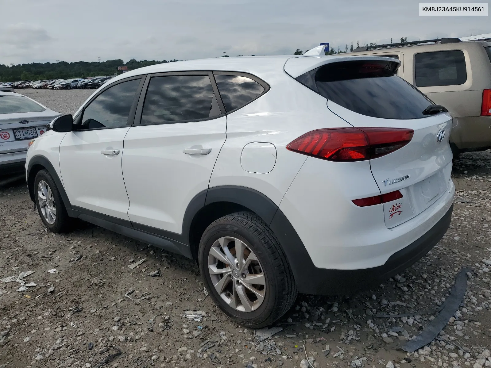 2019 Hyundai Tucson Se VIN: KM8J23A45KU914561 Lot: 62573384