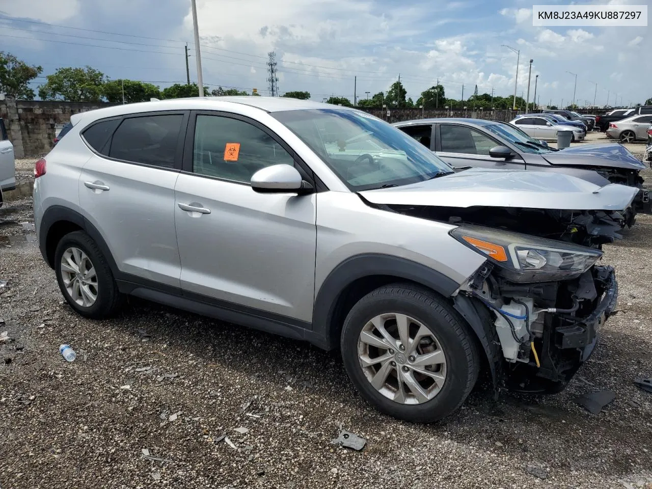 2019 Hyundai Tucson Se VIN: KM8J23A49KU887297 Lot: 63083014