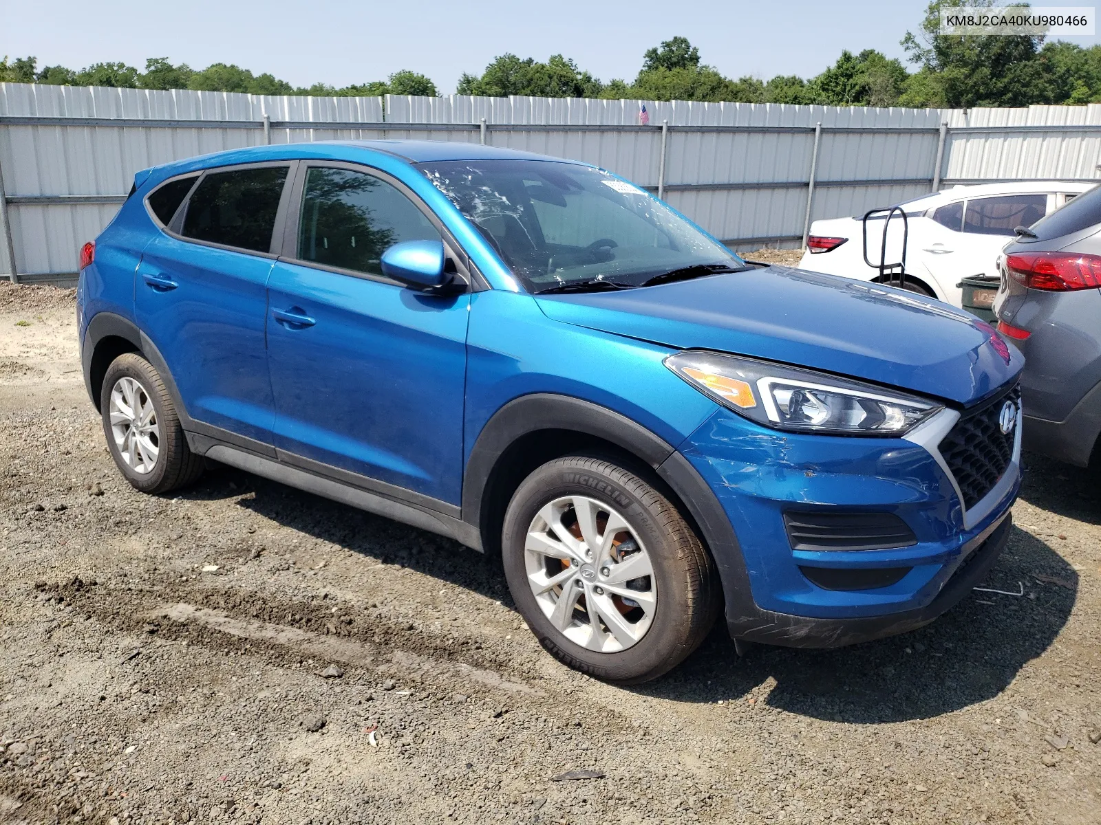 2019 Hyundai Tucson Se VIN: KM8J2CA40KU980466 Lot: 63363534