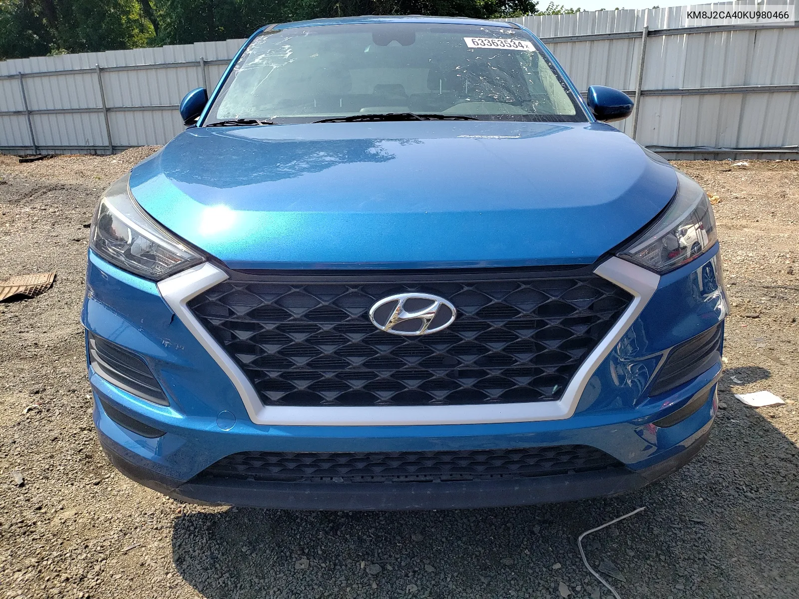 2019 Hyundai Tucson Se VIN: KM8J2CA40KU980466 Lot: 63363534