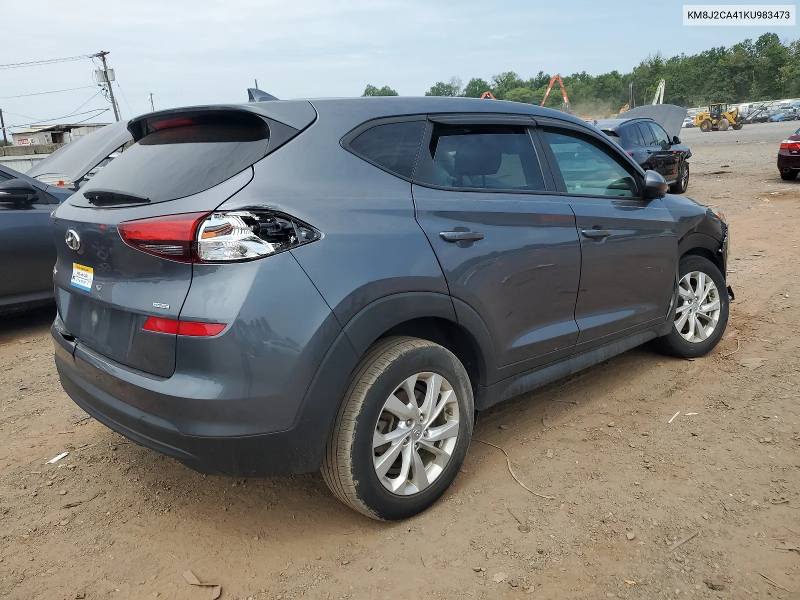 2019 Hyundai Tucson Se VIN: KM8J2CA41KU983473 Lot: 63768354