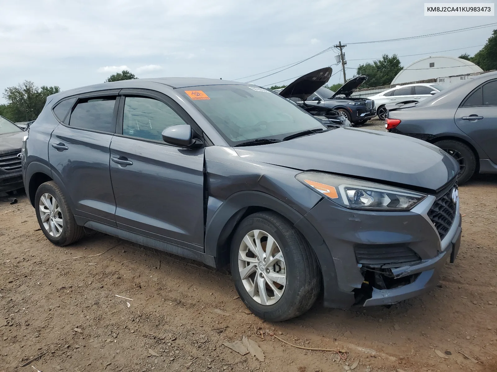 2019 Hyundai Tucson Se VIN: KM8J2CA41KU983473 Lot: 63768354