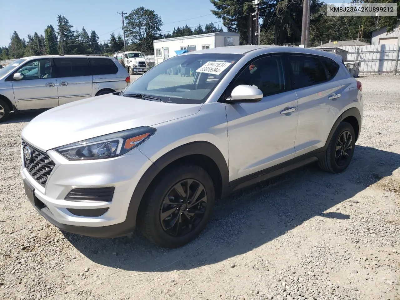 2019 Hyundai Tucson Se VIN: KM8J23A42KU899212 Lot: 63868994