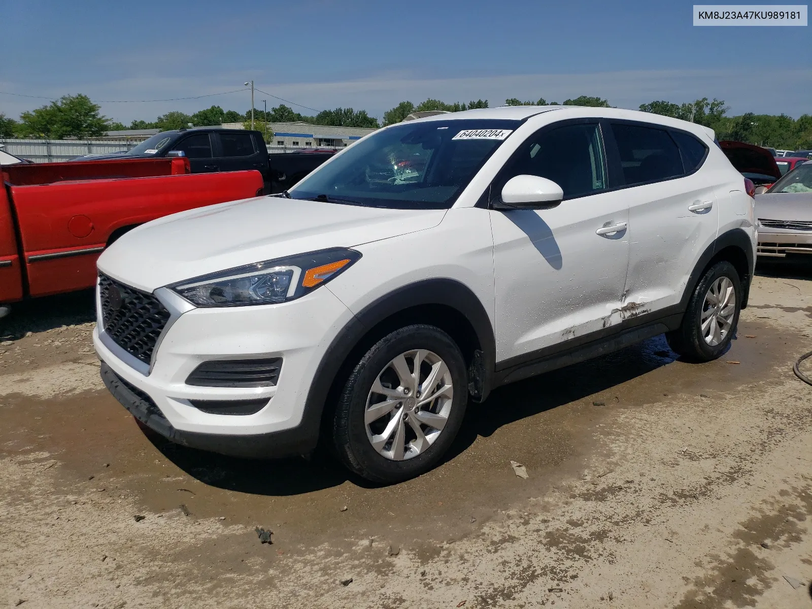 2019 Hyundai Tucson Se VIN: KM8J23A47KU989181 Lot: 64040204