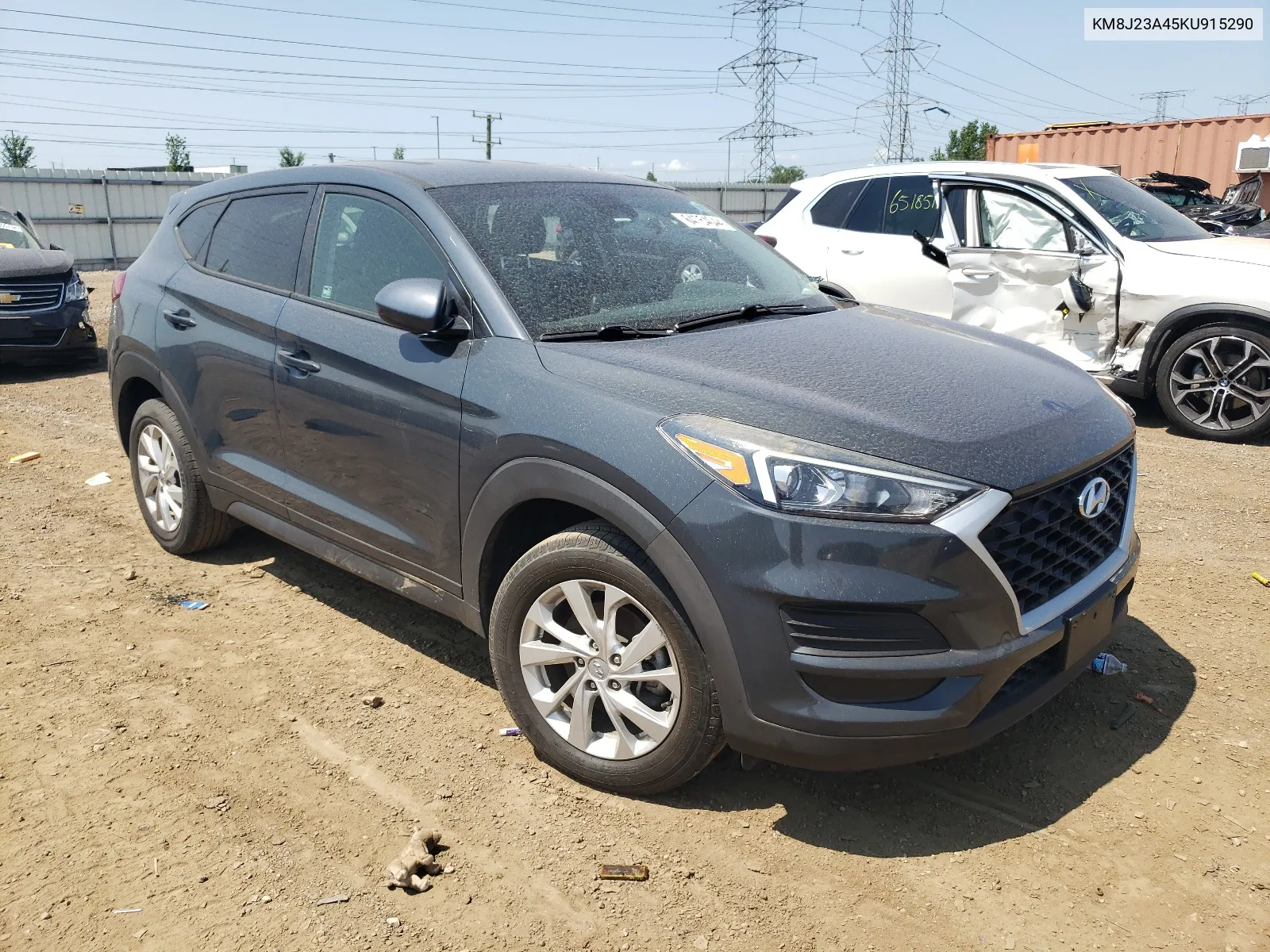 2019 Hyundai Tucson Se VIN: KM8J23A45KU915290 Lot: 64764044